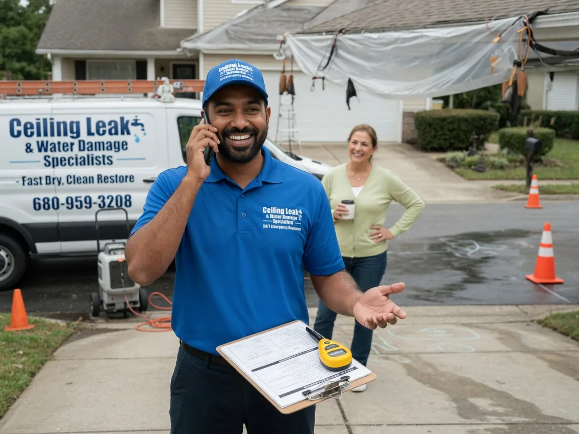 Ceiling Leak Cleanup Hornick, IA FAQs
